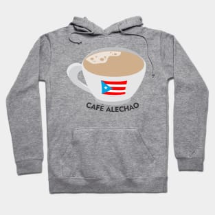 Boricua Cafe Alechao Puerto Rican Coffee Milky Latino Food Hoodie